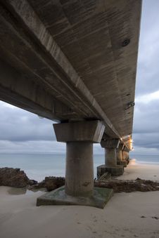 Under The Pier Stock Image Under The Pier Stock Image
