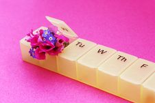 Pillbox And Flowers Royalty Free Stock Images Pillbox And Flowers Royalty Free Stock Images