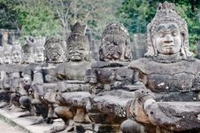 Ancient Stone Carvings At Angkor Wat Royalty Free Stock Images Ancient Stone Carvings At Angkor Wat Royalty Free Stock Images
