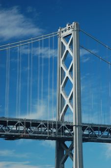 Bay Bridge Detail Stock Photo Bay Bridge Detail Stock Photo