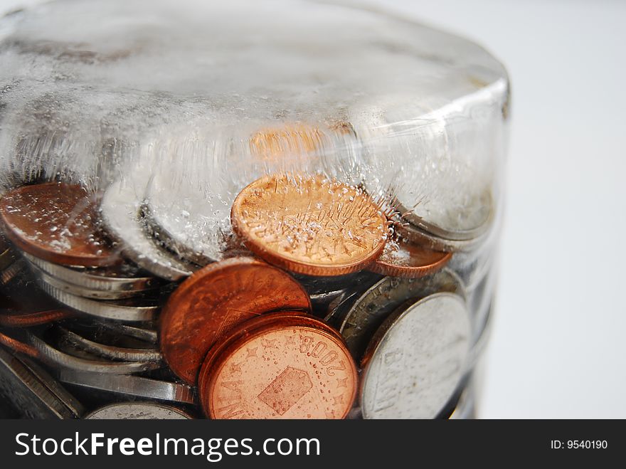 Coins In Ice