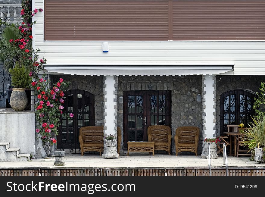 Homes along the Bosporus Turkey