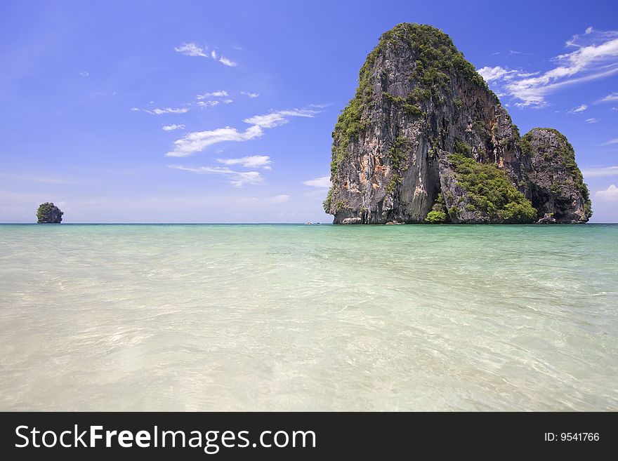 Calm sea at Railey, Thailand