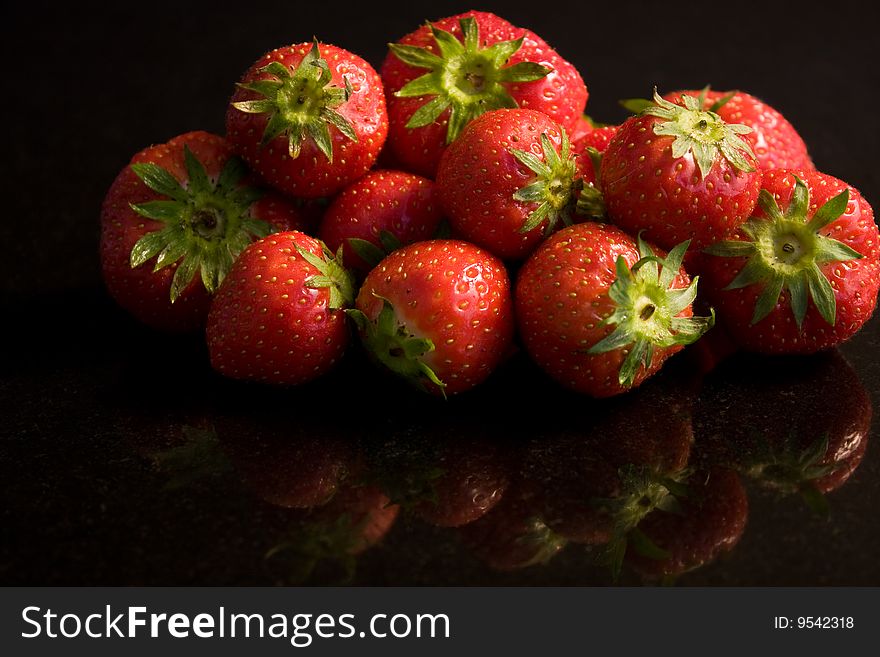 Reflected Strawberries