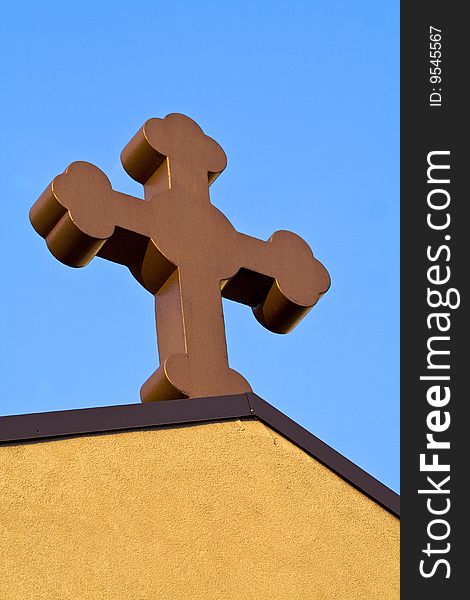 Photo of the orthodox church cross