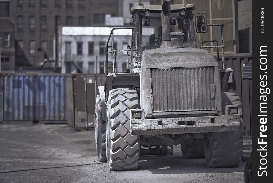 Big Loader on a construction site