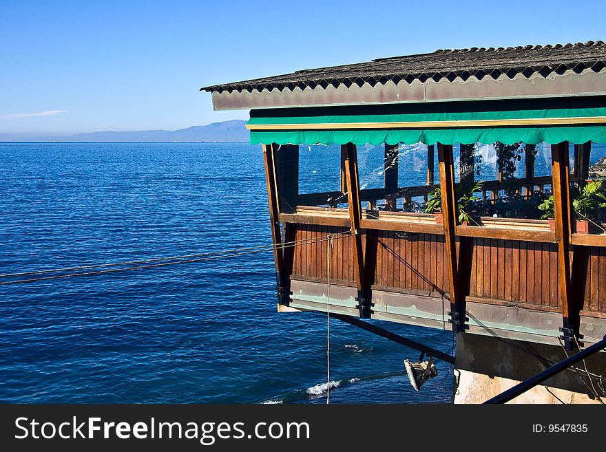 Restaurant on the sea