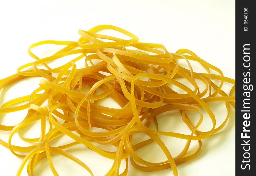 Rubber bands for office use