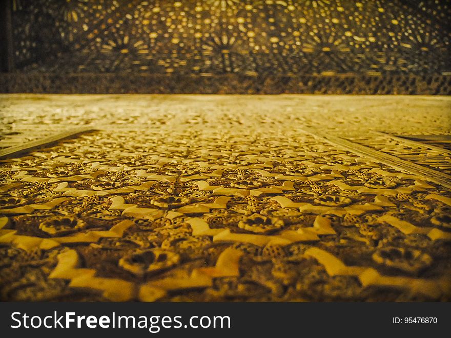 Ornate gold texture
