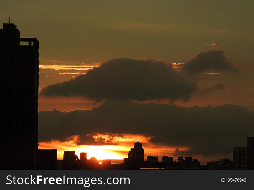 Cloud, Sky, Atmosphere, Afterglow