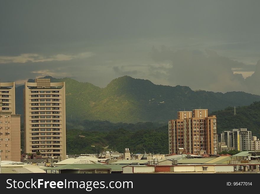 Cloud, Sky, Building, Atmosphere, Skyscraper, Mountain