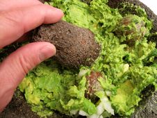 Fixing Guacamole Stock Image Fixing Guacamole Stock Image