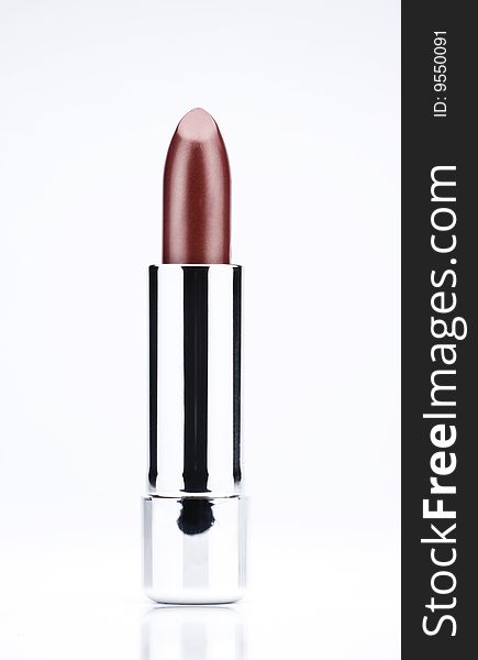 One lipstick set against white back ground