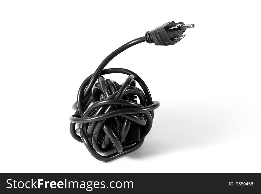 Balled Up Power Cord
