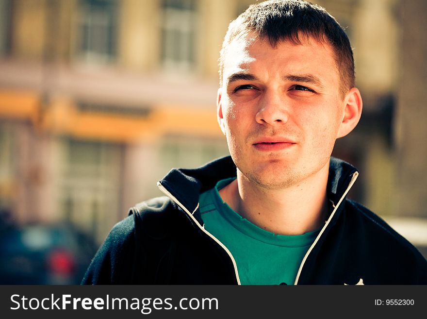 Portrait Of A Handsome Young Man