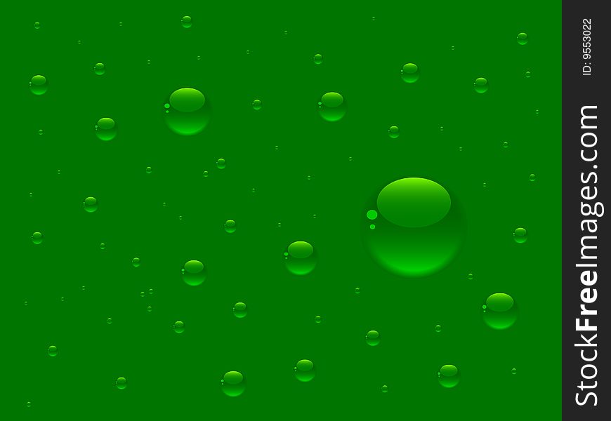 Vector Green Bubbles
