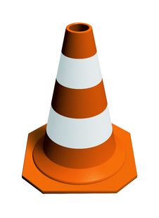 Traffic Cone Orange Royalty Free Stock Photos Traffic Cone Orange Royalty Free Stock Photos