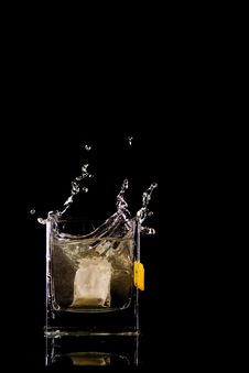 Tea Bag Splash Royalty Free Stock Image Tea Bag Splash Royalty Free Stock Image
