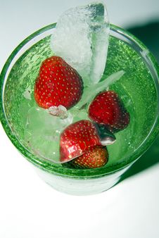 Strawberry Drink Stock Images