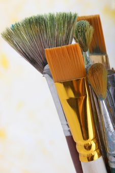 Paintbrushes Royalty Free Stock Photography Paintbrushes Royalty Free Stock Photography