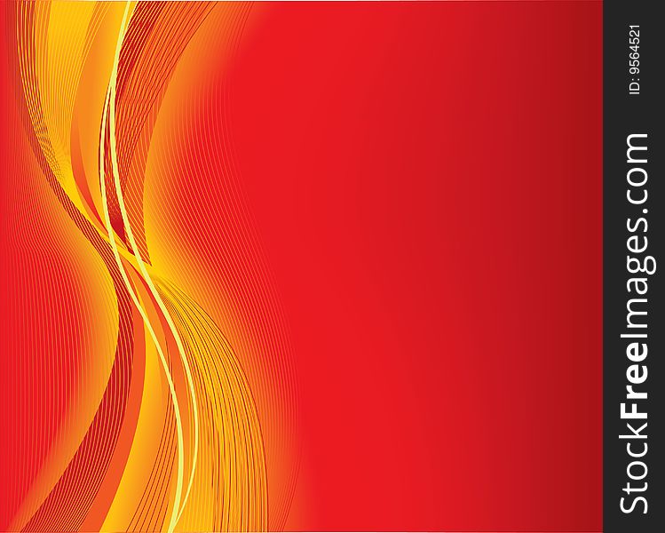 Abstract vector red background