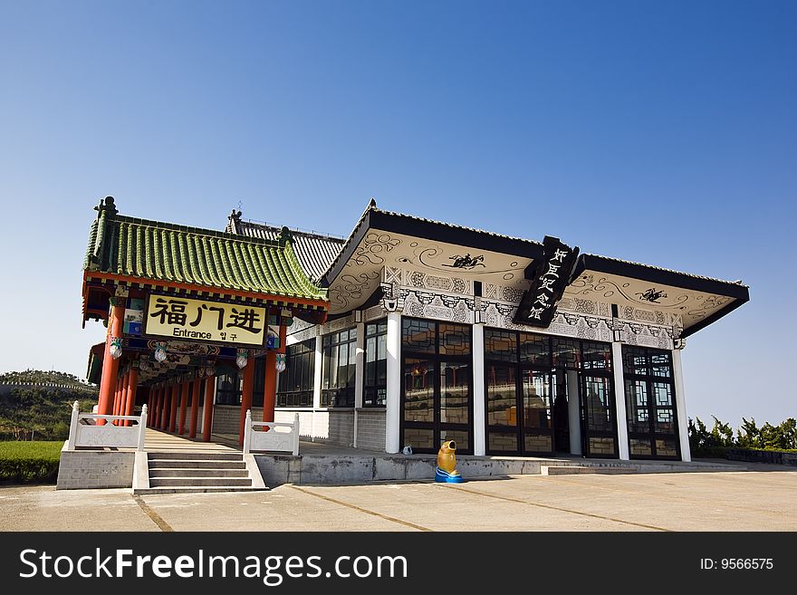 The chinese traditional building,building architecture. The chinese traditional building,building architecture.