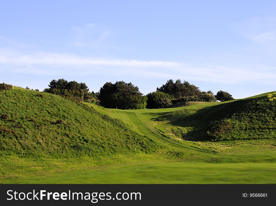 Scenery of Golf park , golf ground landscape. Scenery of Golf park , golf ground landscape