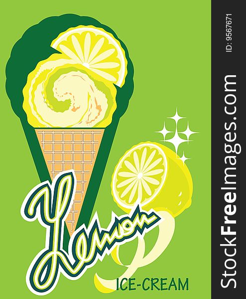Ice-cream Lemon