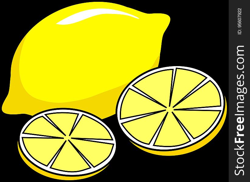 Yellow, Produce, Fruit, Font
