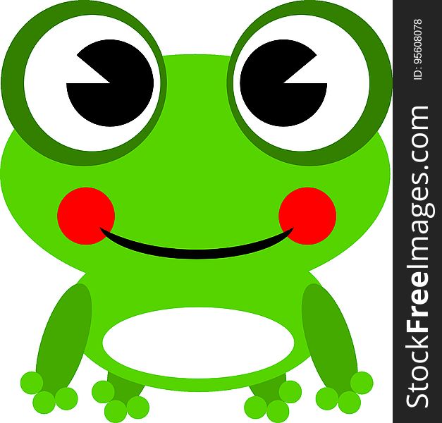 Green, Frog, Amphibian, Leaf