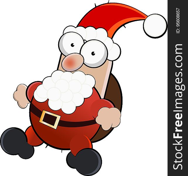 Santa Claus, Fictional Character, Cartoon, Clip Art