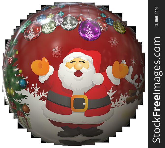 Christmas Ornament, Santa Claus, Fictional Character, Christmas Decoration