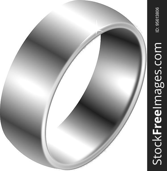 Ring, Wedding Ring, Platinum, Silver