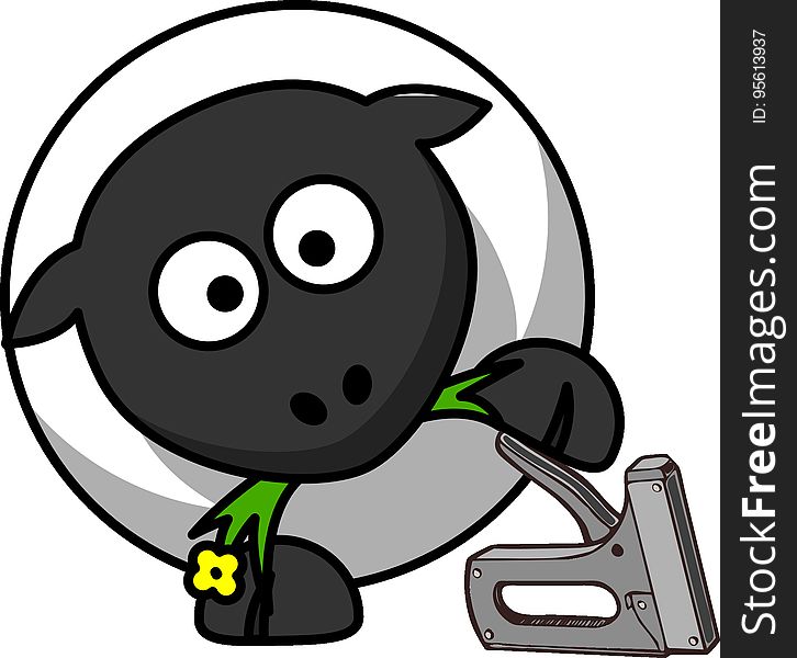 Black, Cartoon, Black And White, Clip Art