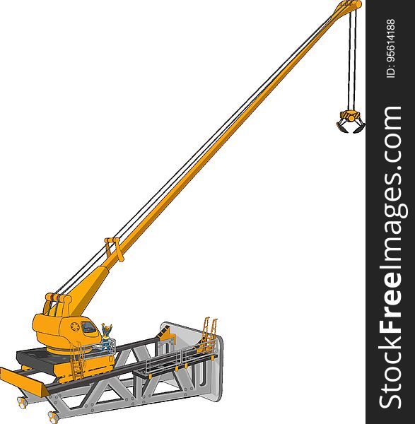 Construction Equipment, Crane, Line, Product