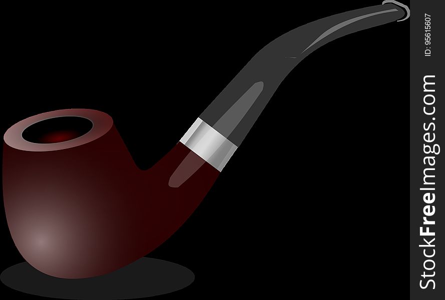 Tobacco Pipe, Product Design, Font, Product