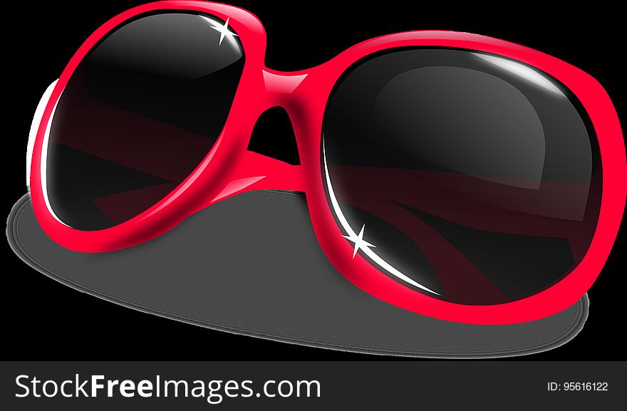 Eyewear, Red, Glasses, Sunglasses