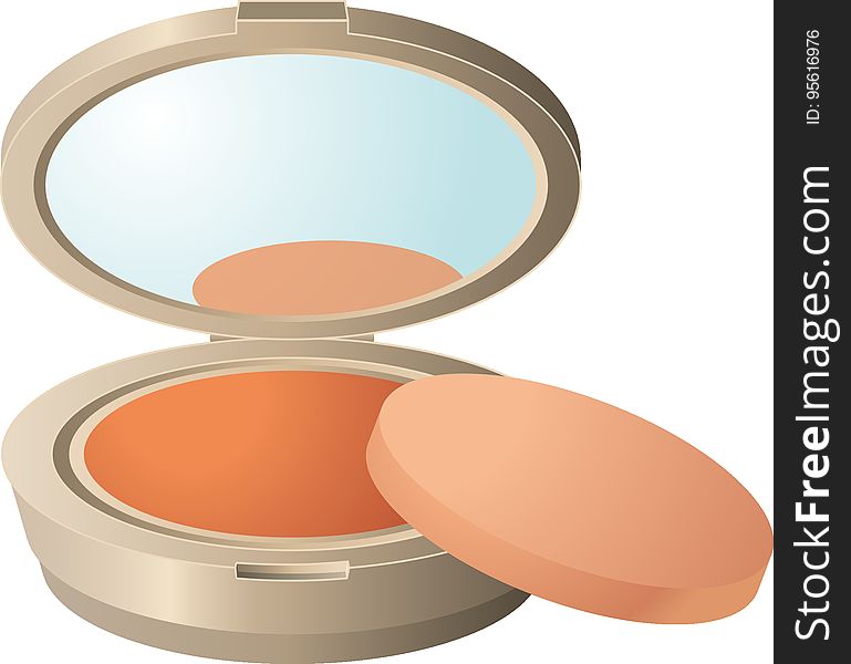 Face Powder, Orange, Cosmetics, Peach