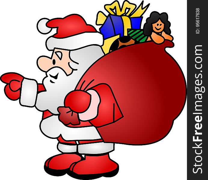 Santa Claus, Fictional Character, Clip Art, Christmas