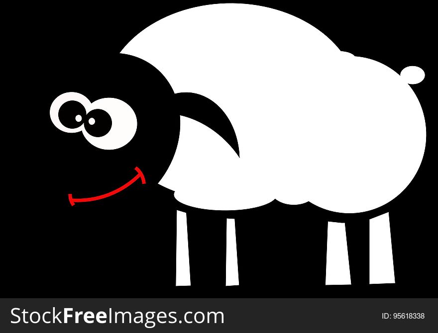 Black, Mammal, Vertebrate, Cartoon