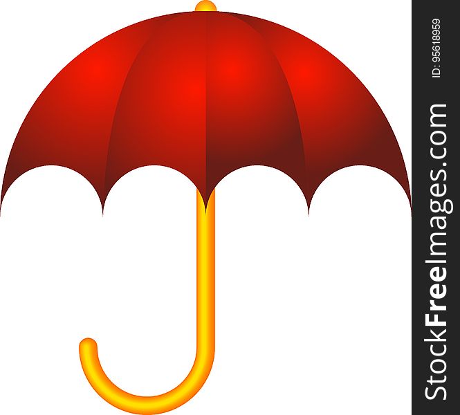 Umbrella, Fashion Accessory, Orange, Product Design