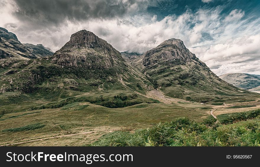 Highland, Mountainous Landforms, Mountain, Sky