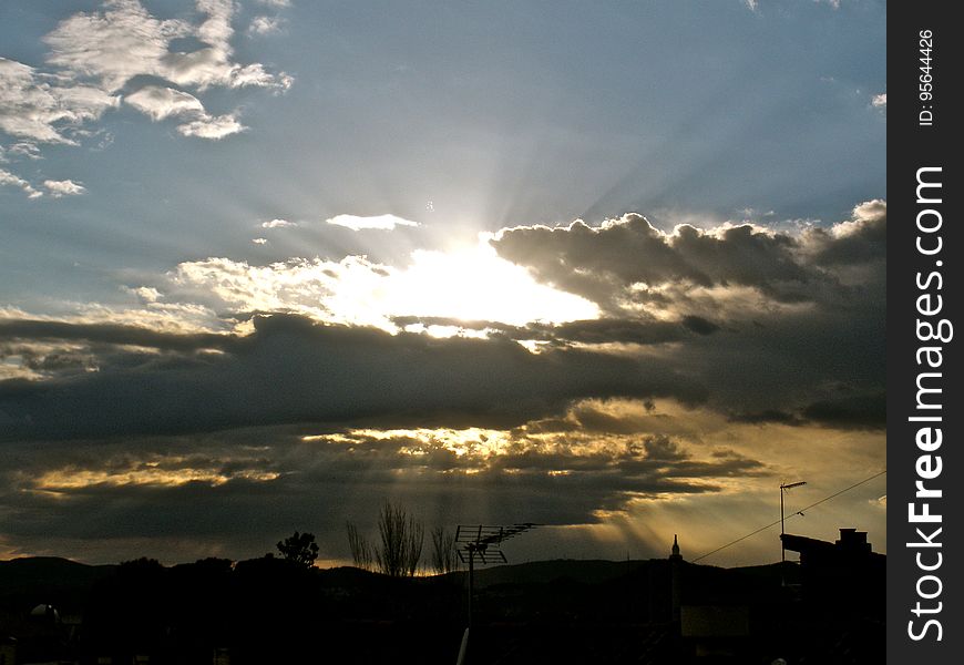 Another beautiful sunset today, taken from my bedroom window.