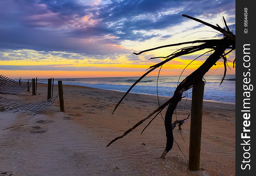 Sea Shore during Sunset