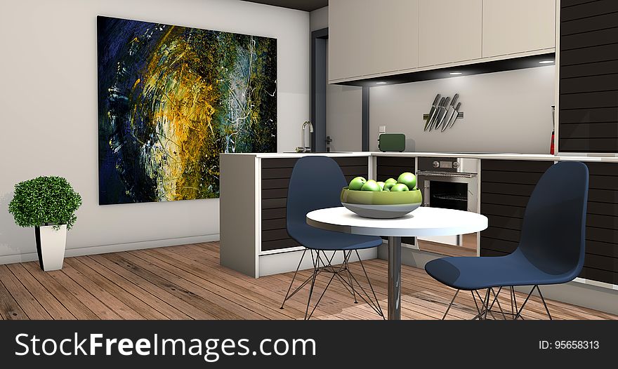 Interior Design, Living Room, Wall, Furniture