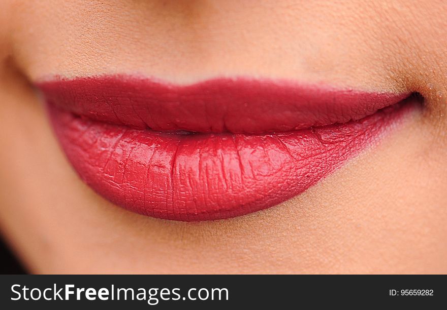 Lip, Chin, Lipstick, Close Up