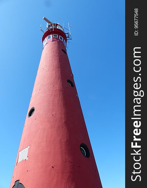 Lighthouse, Tower, Sky, Beacon