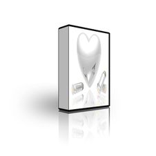 Blank CD DVD Box Template Royalty Free Stock Photos Blank CD DVD Box Template Royalty Free Stock Photos