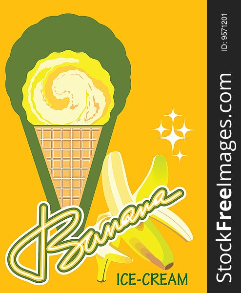 Ice-cream Banana