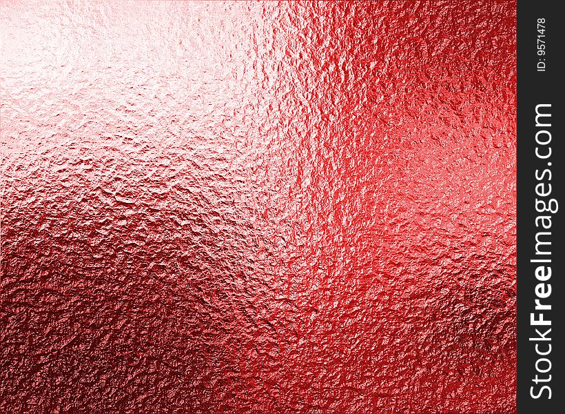 A red aluminum metal background
